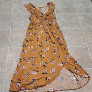 Mustard maxi dress
